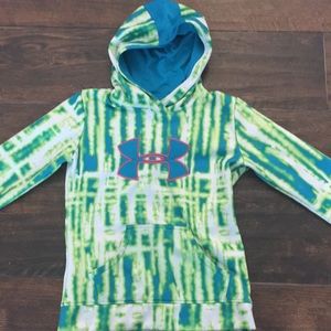 YM tie dye under armour storm sweatshirt hoodie